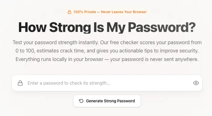 Password-strength-checker